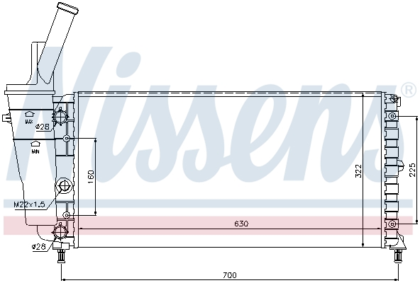 Nissens Radiateur 61892