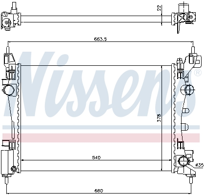 Nissens Radiateur 61918