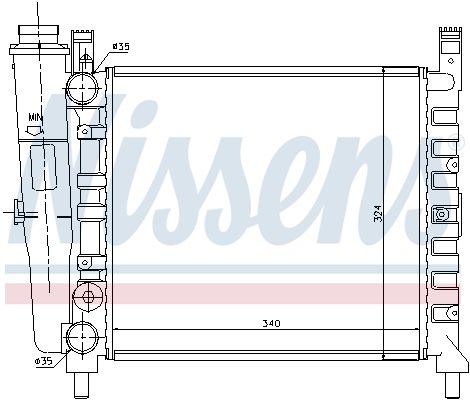 Nissens Radiateur 61929