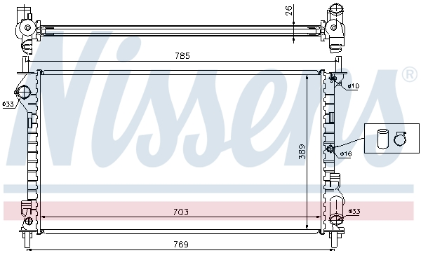 Nissens Radiateur 62015A