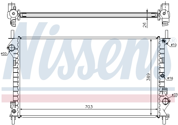 Nissens Radiateur 62021A