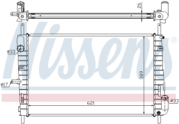Nissens Radiateur 62025A