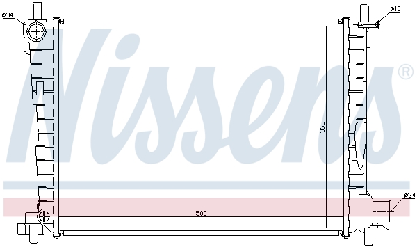 Nissens Radiateur 62055