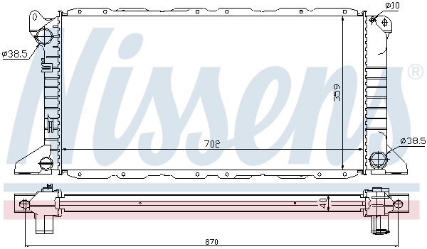 Nissens Radiateur 62057A