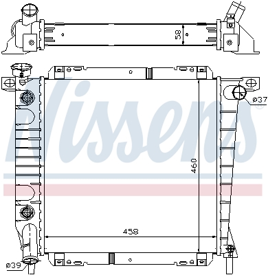 Nissens Radiateur 620671