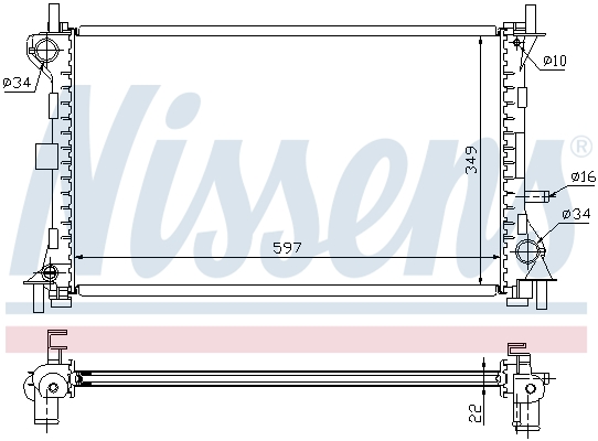 Nissens Radiateur 62075A