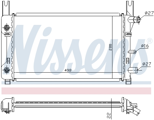 Nissens Radiateur 62122A