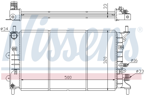 Nissens Radiateur 621621