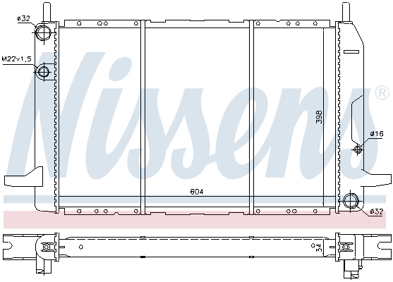 Nissens Radiateur 62213