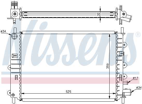 Nissens Radiateur 62217A