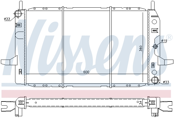 Nissens Radiateur 62224