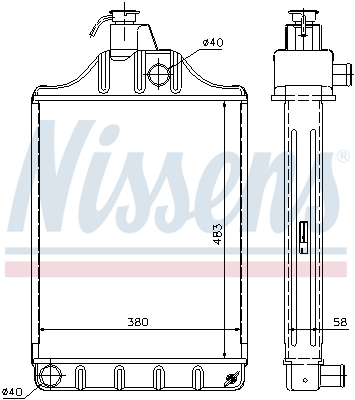 Nissens Radiateur 62250