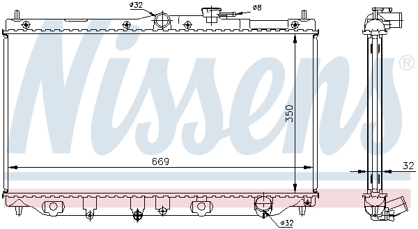 Nissens Radiateur 62282A