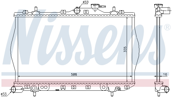 Nissens Radiateur 622971