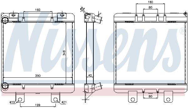 Radiateur Nissens 62334