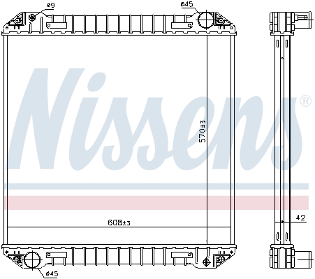 Radiateur Nissens 623440