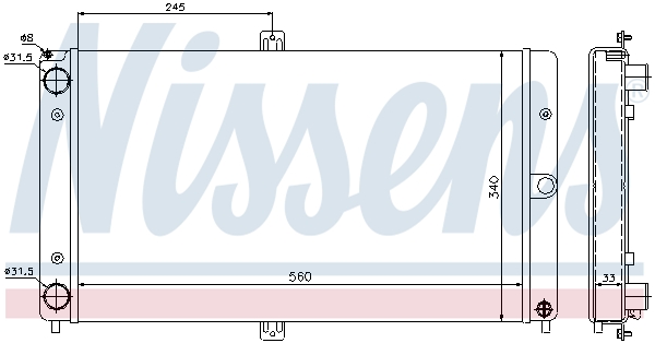 Nissens Radiateur 623552