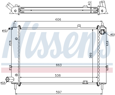 Nissens Radiateur 62359A