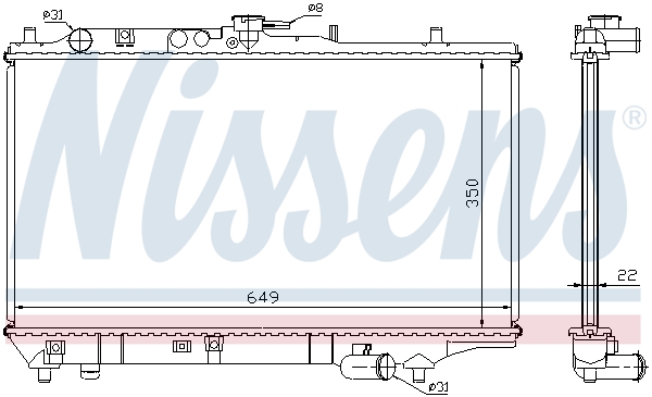 Nissens Radiateur 62408A