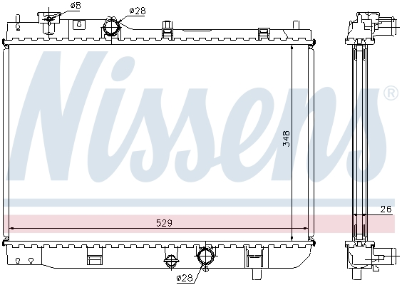 Nissens Radiateur 62431A