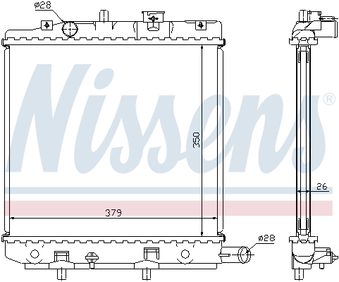 Nissens Radiateur 62455A