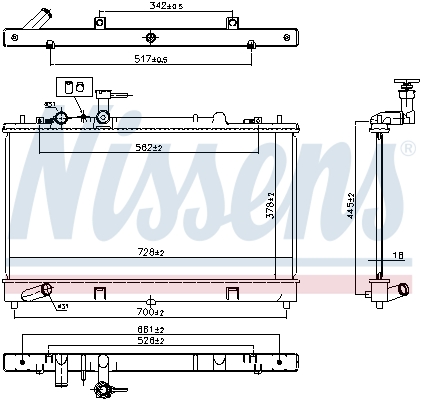 Nissens Radiateur 62464A