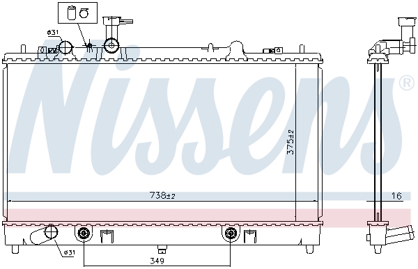 Nissens Radiateur 62465A