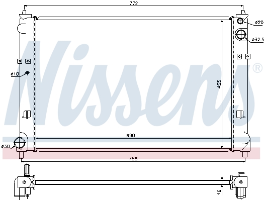 Nissens Radiateur 62468