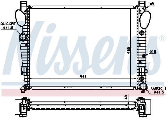 Nissens Radiateur 62547A