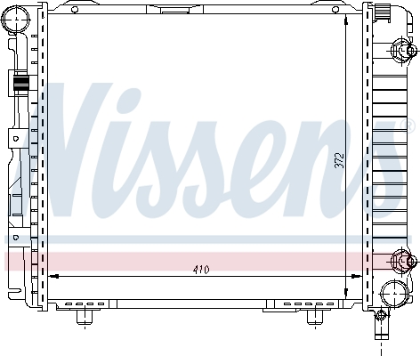 Radiateur Nissens 62556