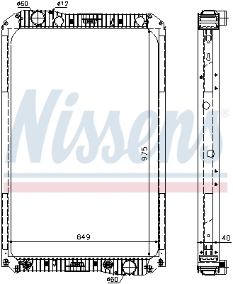Radiateur Nissens 62571A