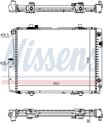 Nissens Radiateur 62582A