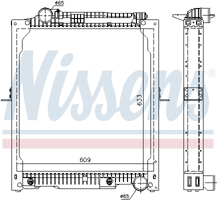 Radiateur Nissens 62647A