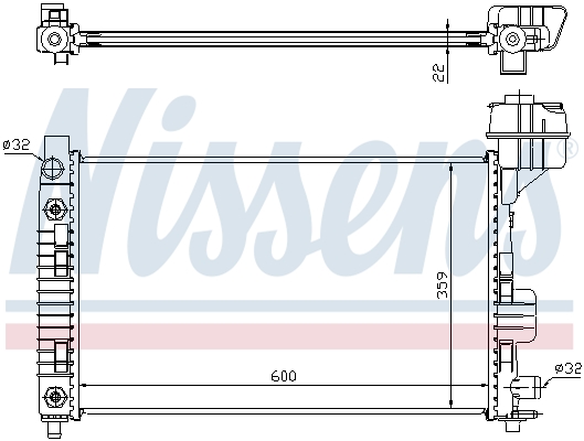 Nissens Radiateur 62661A