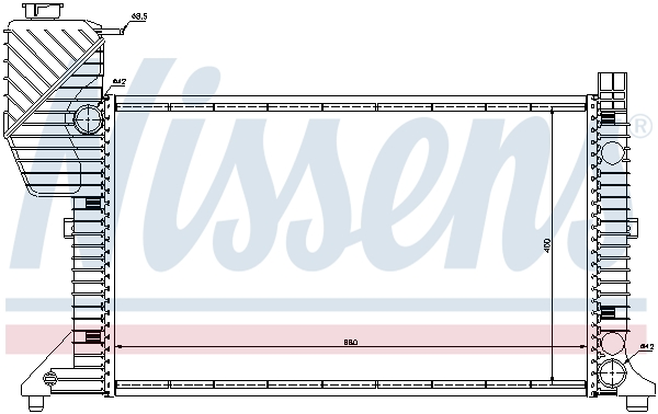 Nissens Radiateur 62664A