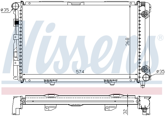 Nissens Radiateur 62670A