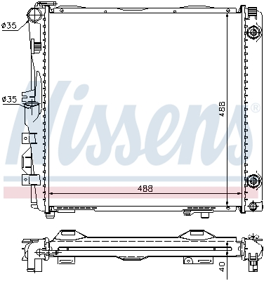 Nissens Radiateur 62682A
