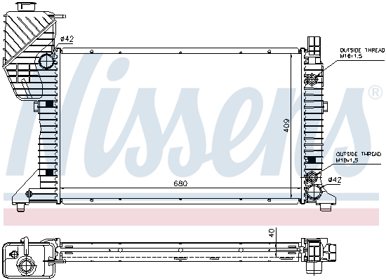 Nissens Radiateur 62686A