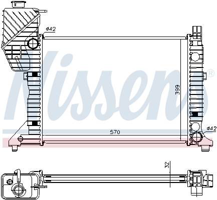 Nissens Radiateur 62687A