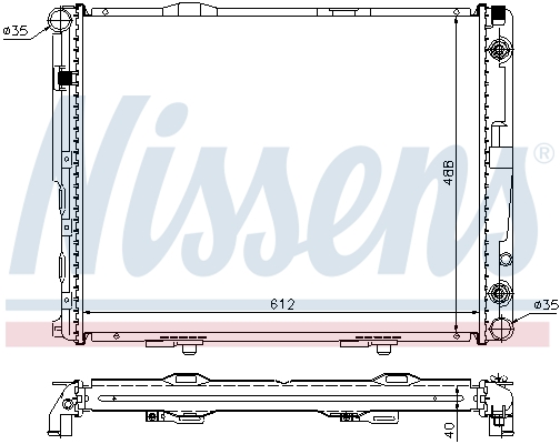 Nissens Radiateur 62695A