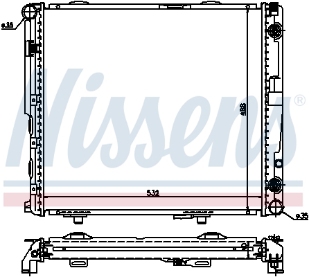 Nissens Radiateur 62698A