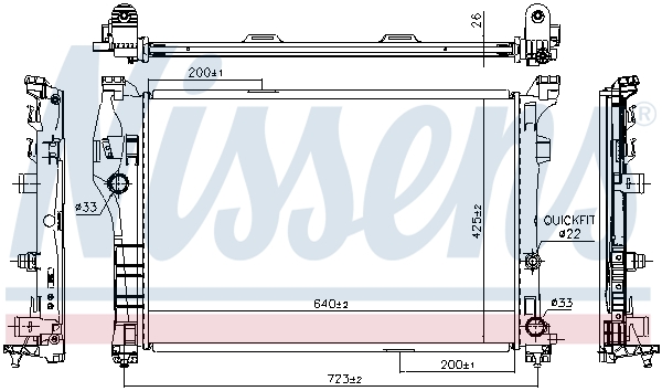 Nissens Radiateur 627044