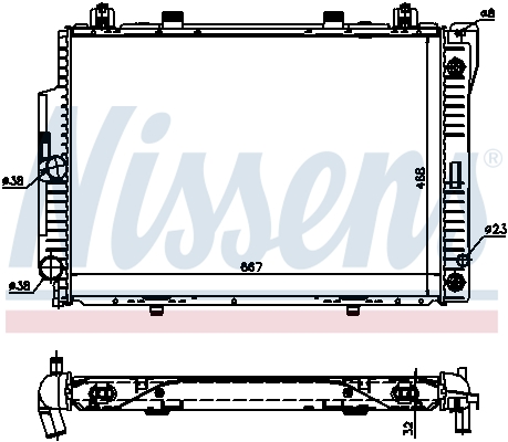 Nissens Radiateur 62713A