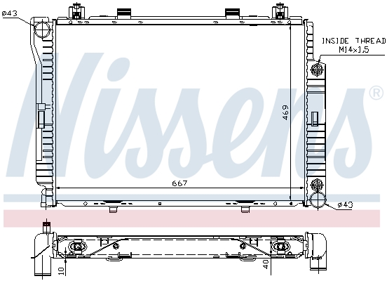 Nissens Radiateur 62714A
