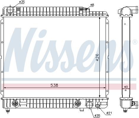 Nissens Radiateur 62724A