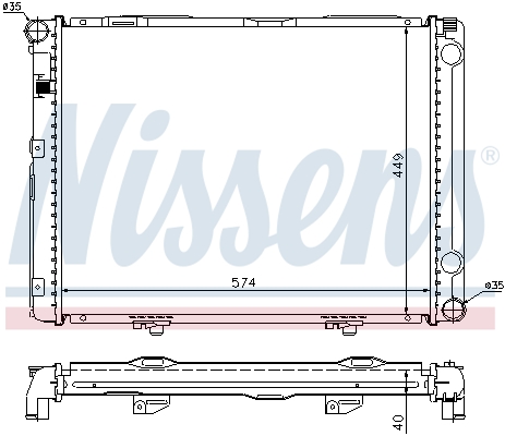 Nissens Radiateur 62731A