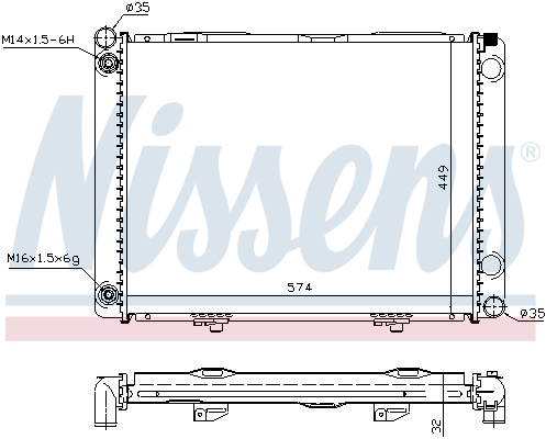 Nissens Radiateur 62734A