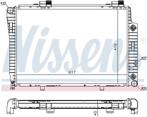 Nissens Radiateur 62749A