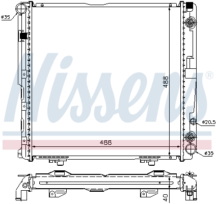 Nissens Radiateur 62763A