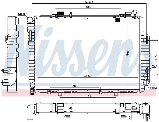 Nissens Radiateur 62765